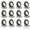 Nuwatt 4" Black Gimbal LED Recessed Lighting for Sloped Ceiling 2700K-5000K 5CCT Canless Lights, PK12 NW-P-ADJDL-4-9W-5CT-BLK-12P - alternate 1